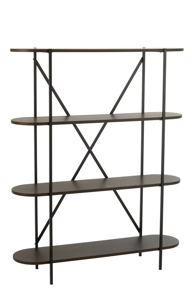 Biblioteka modern na książki i dekoracje