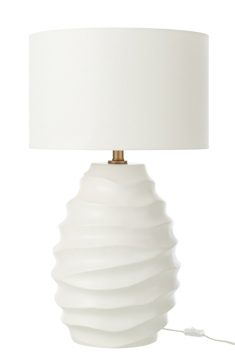 Lampa dekoracyjna z przestrzenną podstawą w stylu Modern Organic