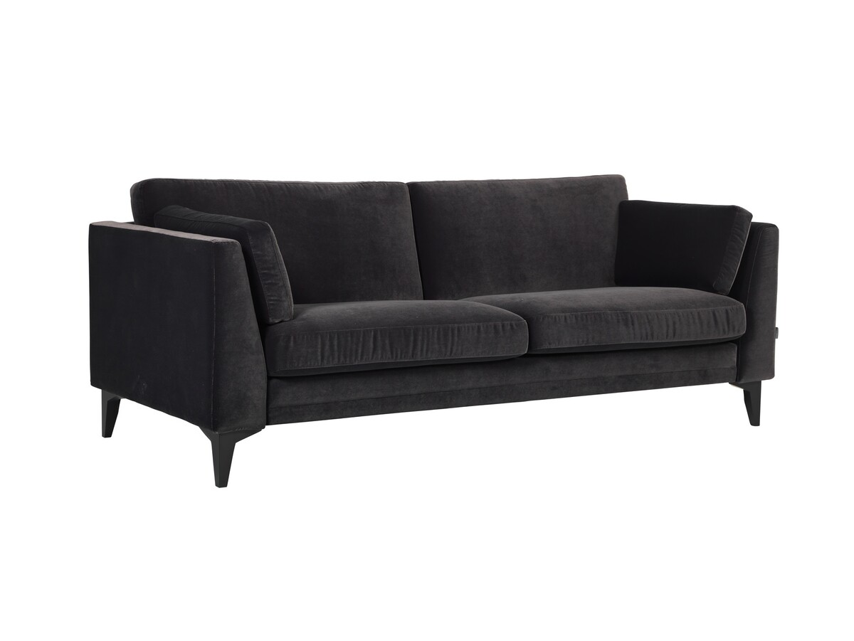 Czarna klasyczna sofa Avignon 