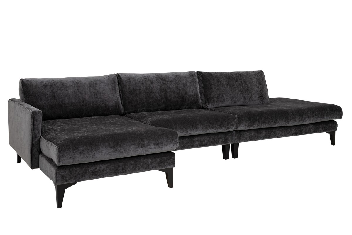 Elegancka sofa z szezlongiem Blues Day