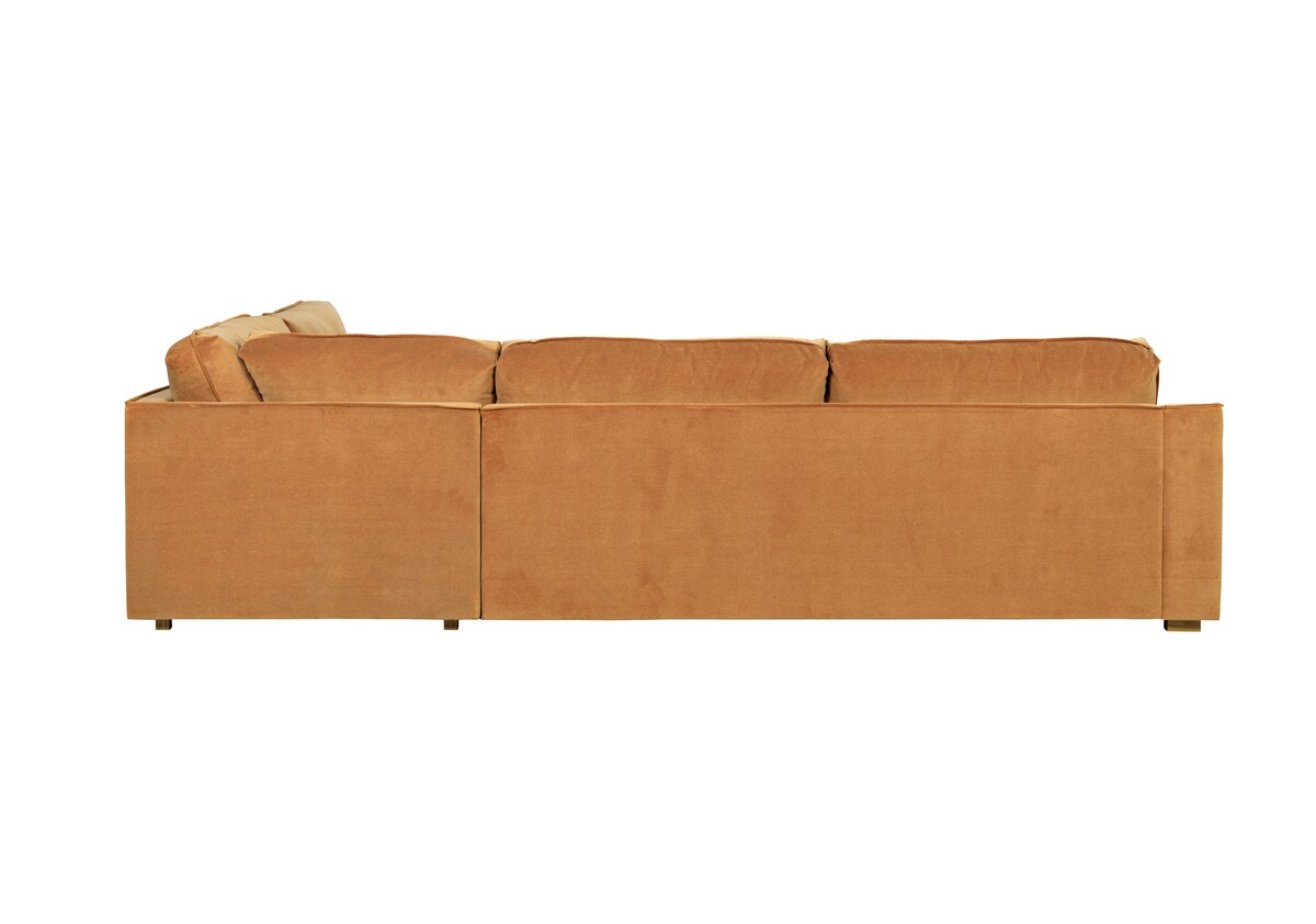 Musztardowa sofa modułowa Grande
