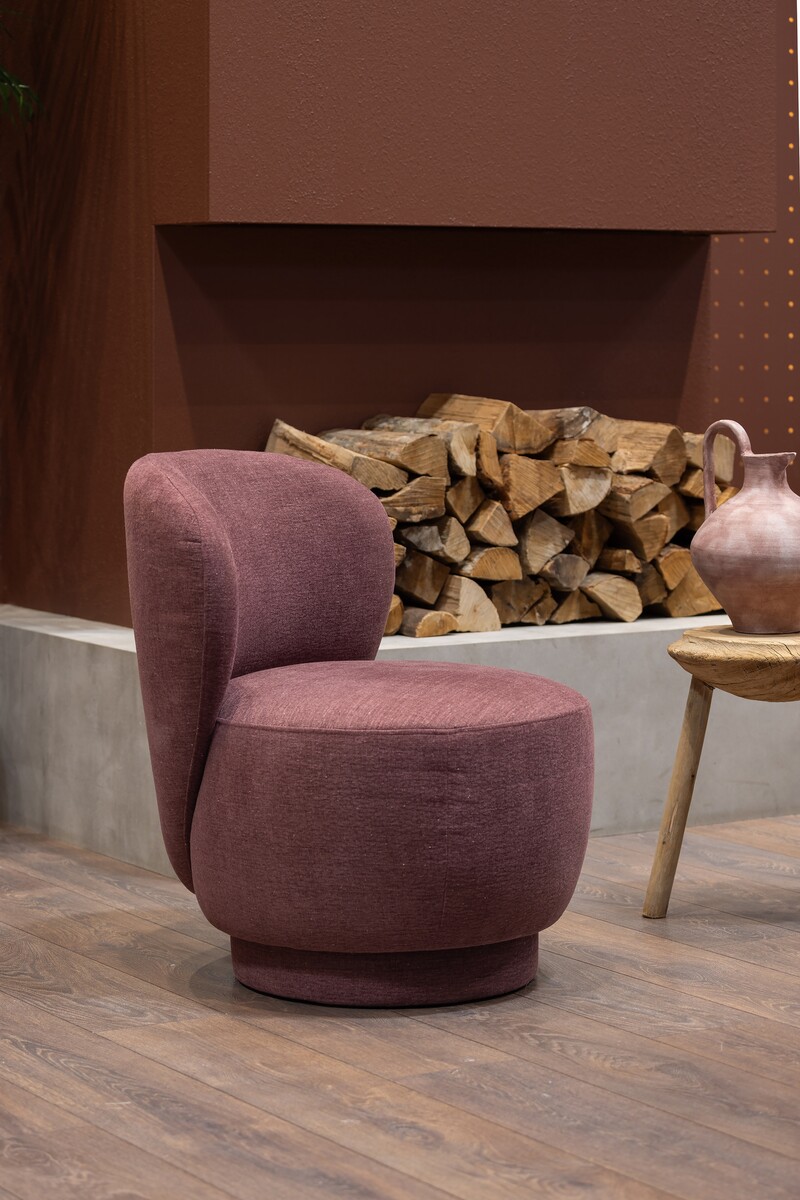 Obrotowy fotel Loren do mały salonów