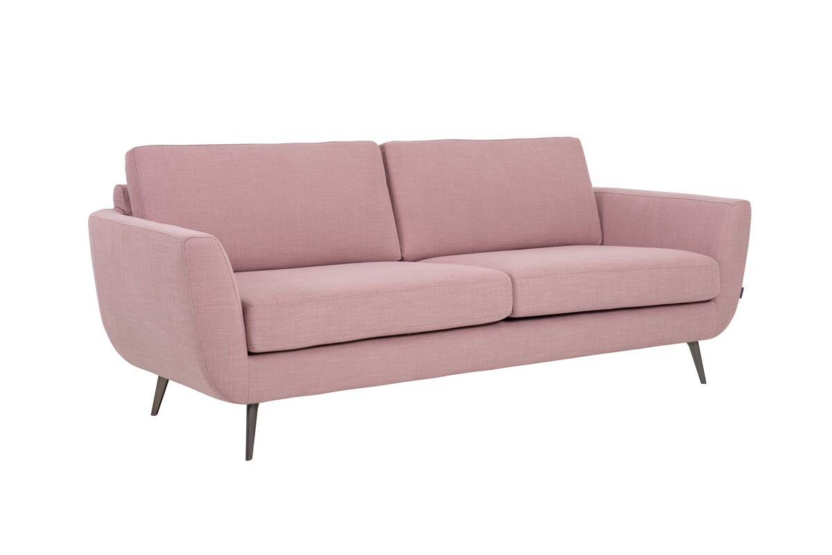 Różowa mała sofa Smile 