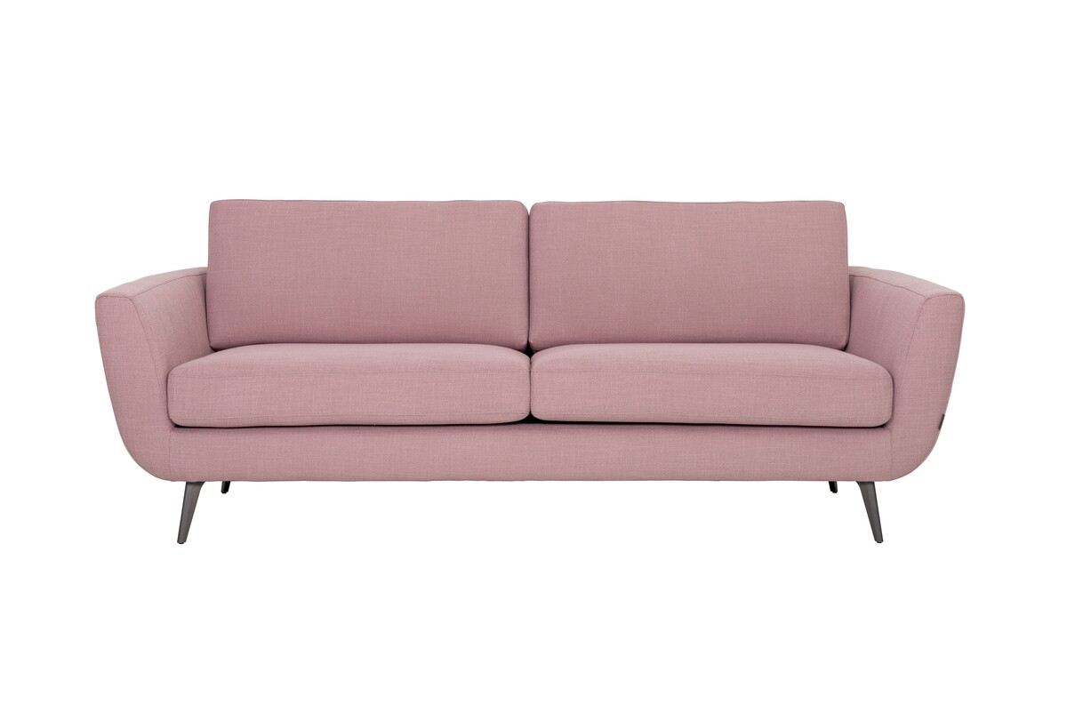 Różowa mała sofa Smile 