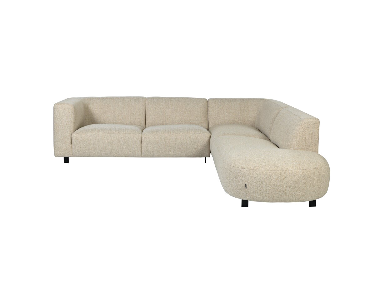 Zaoblona sofa Vesta