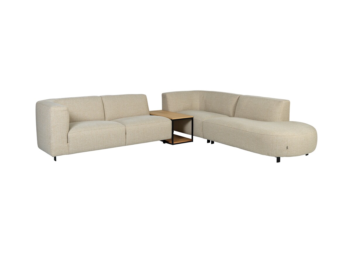 Zaoblona sofa Vesta