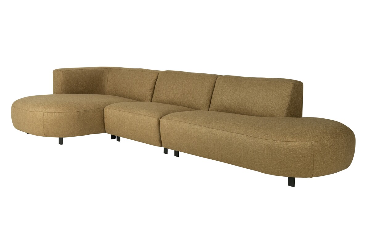 Zaoblona sofa Vesta