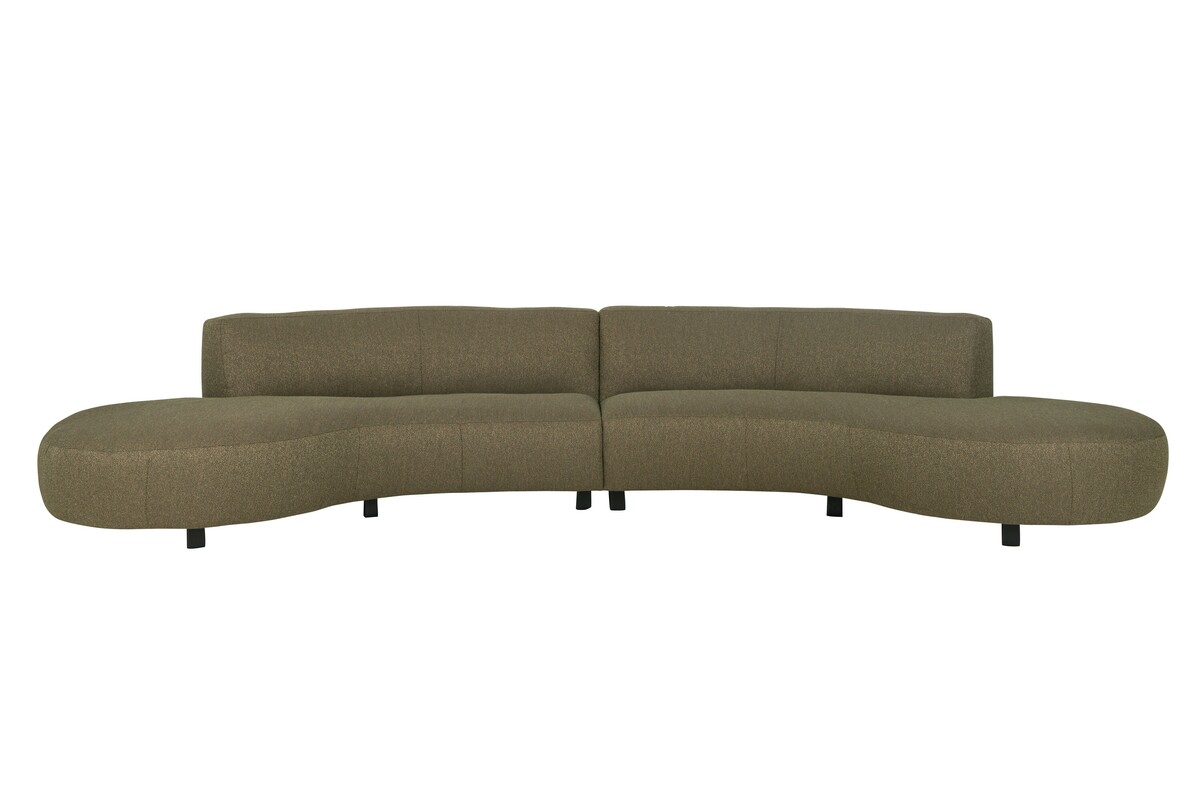 Zaoblona sofa Vesta