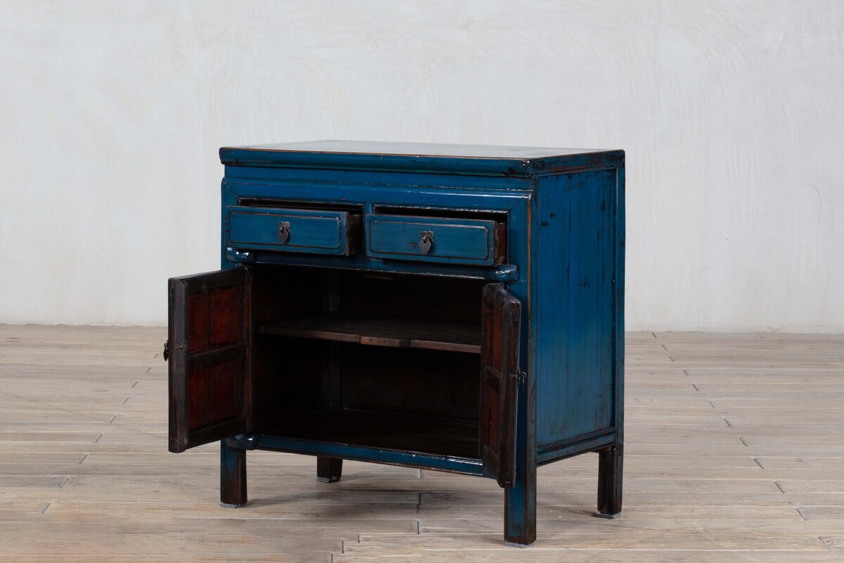 komody z odzysku, Chiny po renowacji , niebieskie komody M-48  TA22-6833-76-40-77 (4)
