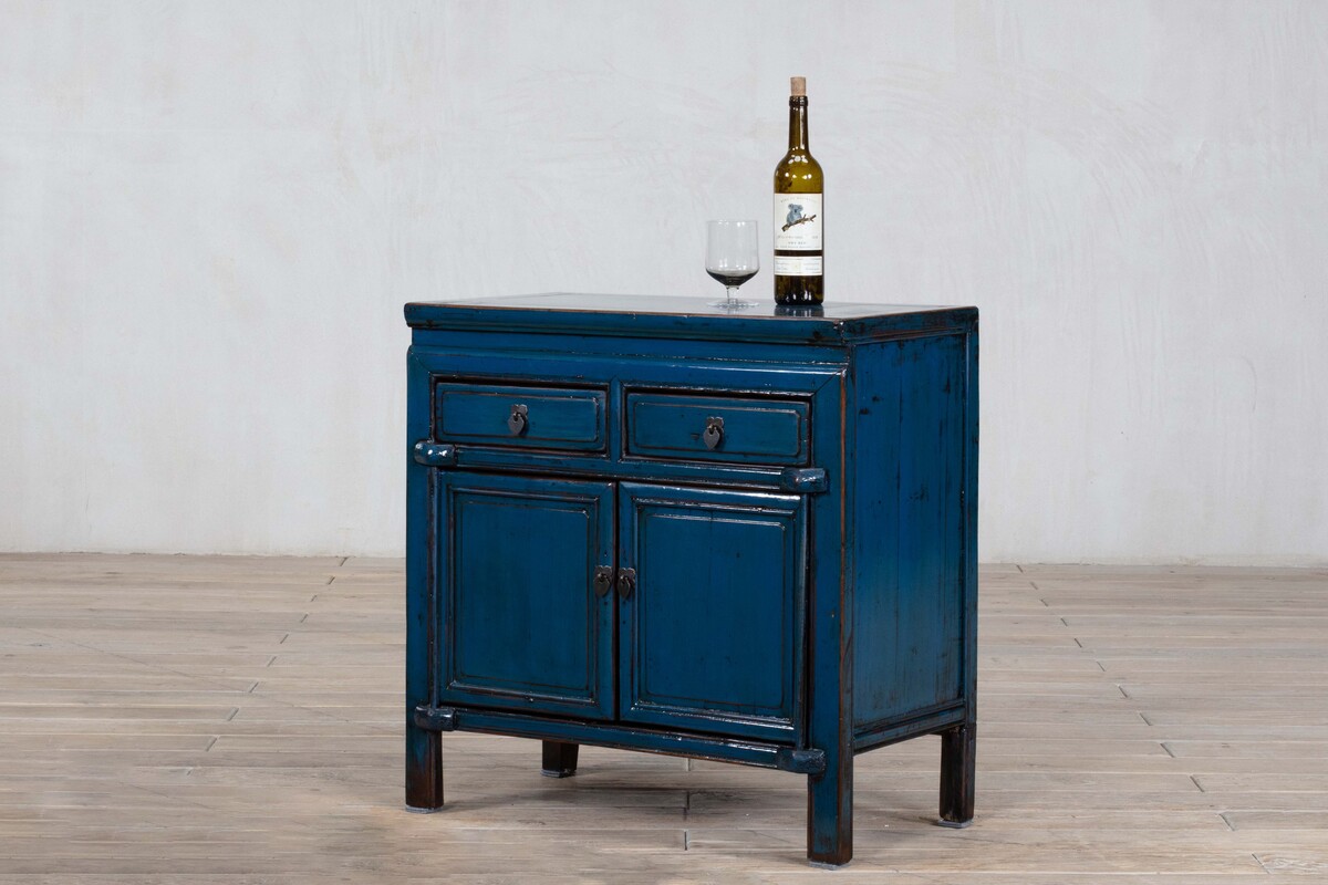 komody z odzysku, Chiny po renowacji , niebieskie komody M-48  TA22-6833-76-40-77 (5)
