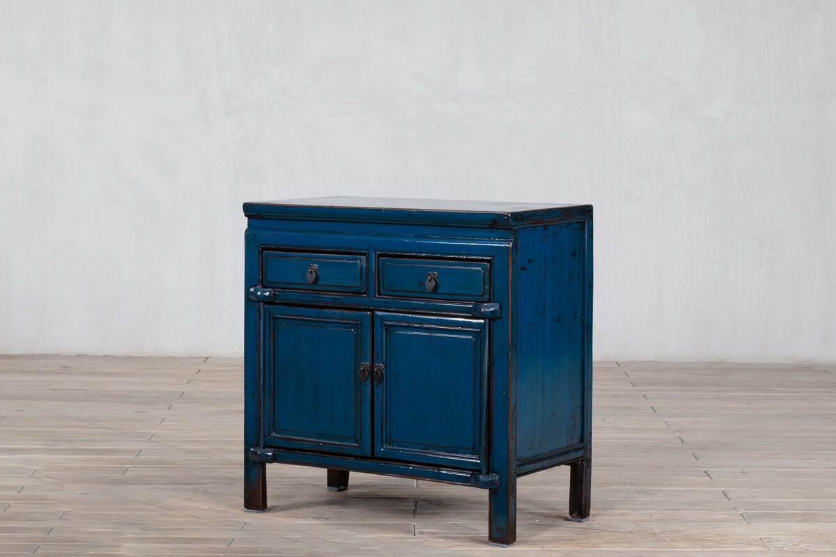 komody z odzysku, Chiny po renowacji , niebieskie komody M-48  TA22-6833-76-40-77 (6)