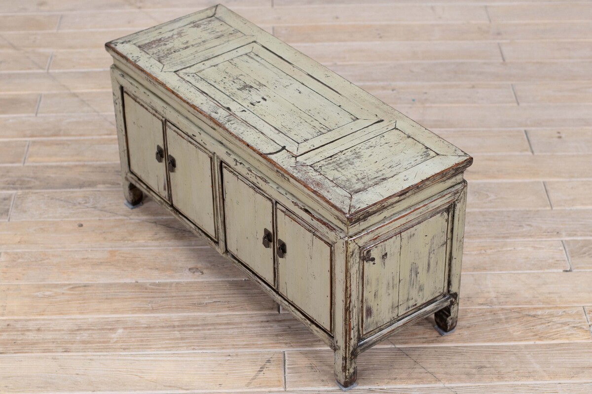 mała niska szafka z drzwiami szara jasna M-16   TA22-6763-107-39-54 (8)