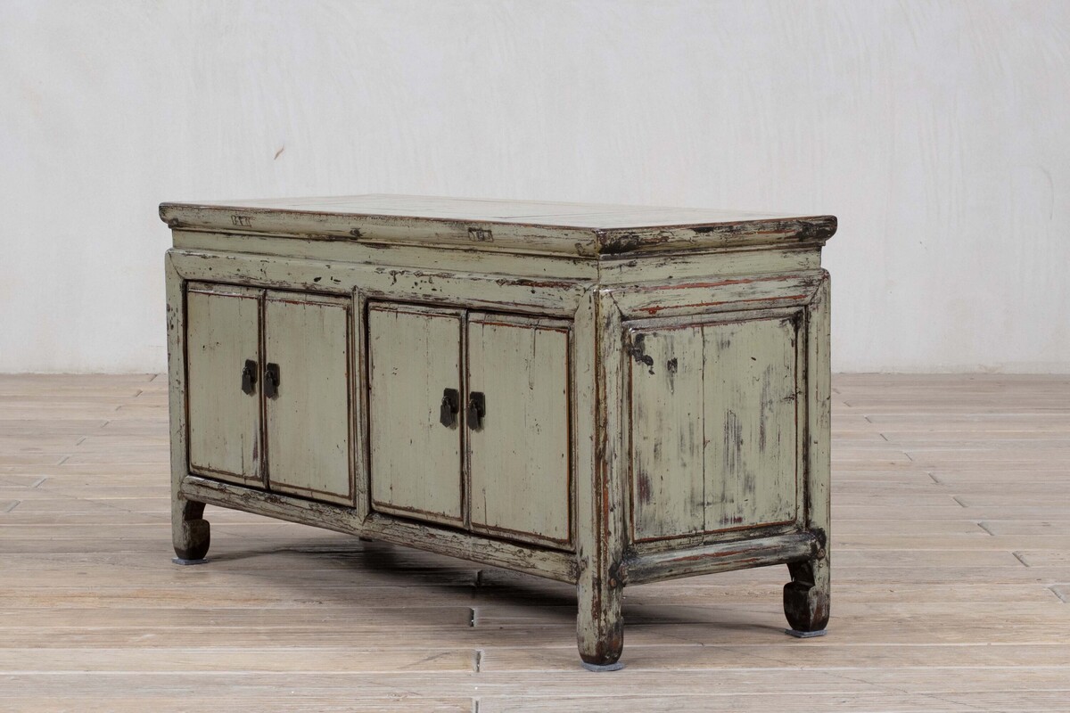 mała niska szafka z drzwiami szara jasna M-16   TA22-6763-107-39-54 (9)