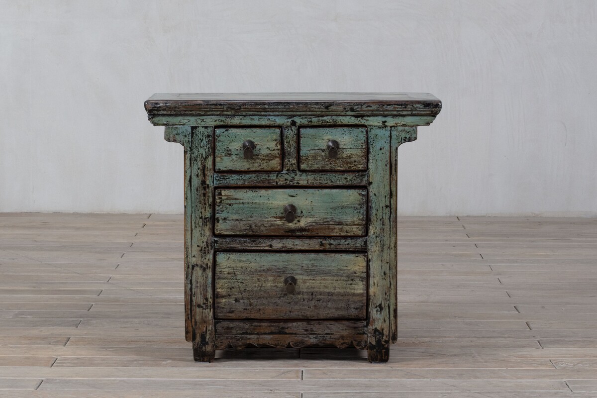 mała turkusowa komódka z szufladami M-26   TA18-7380-94-40-85 (1)