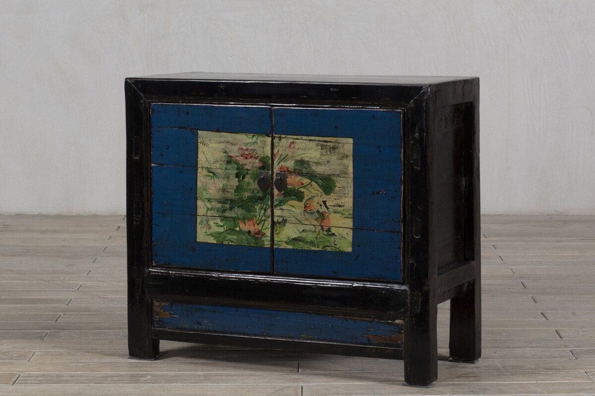 malowana szafka granat i czarny stra apo renowacji M-40   TA18-7228-96-40-83 (6)