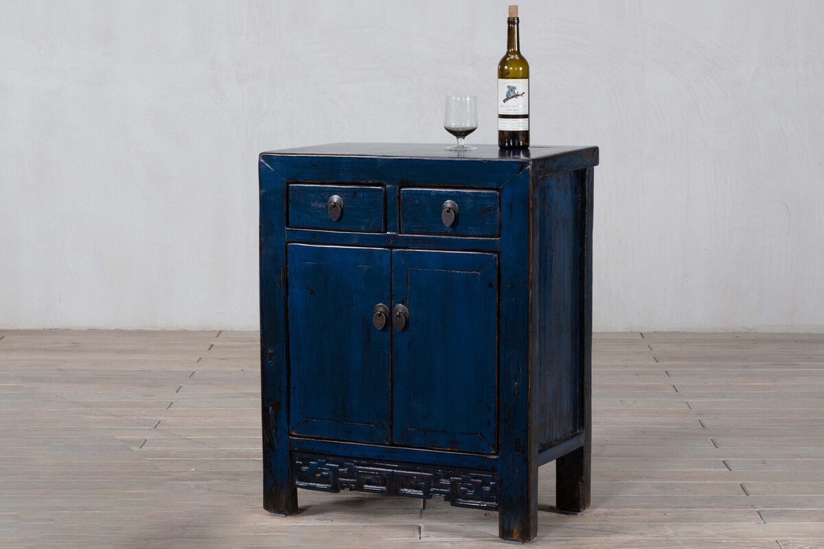 meble z podróży po Chinach granatowa szafka z szufladami M-66   TA18-7313-70-40-87 (5)