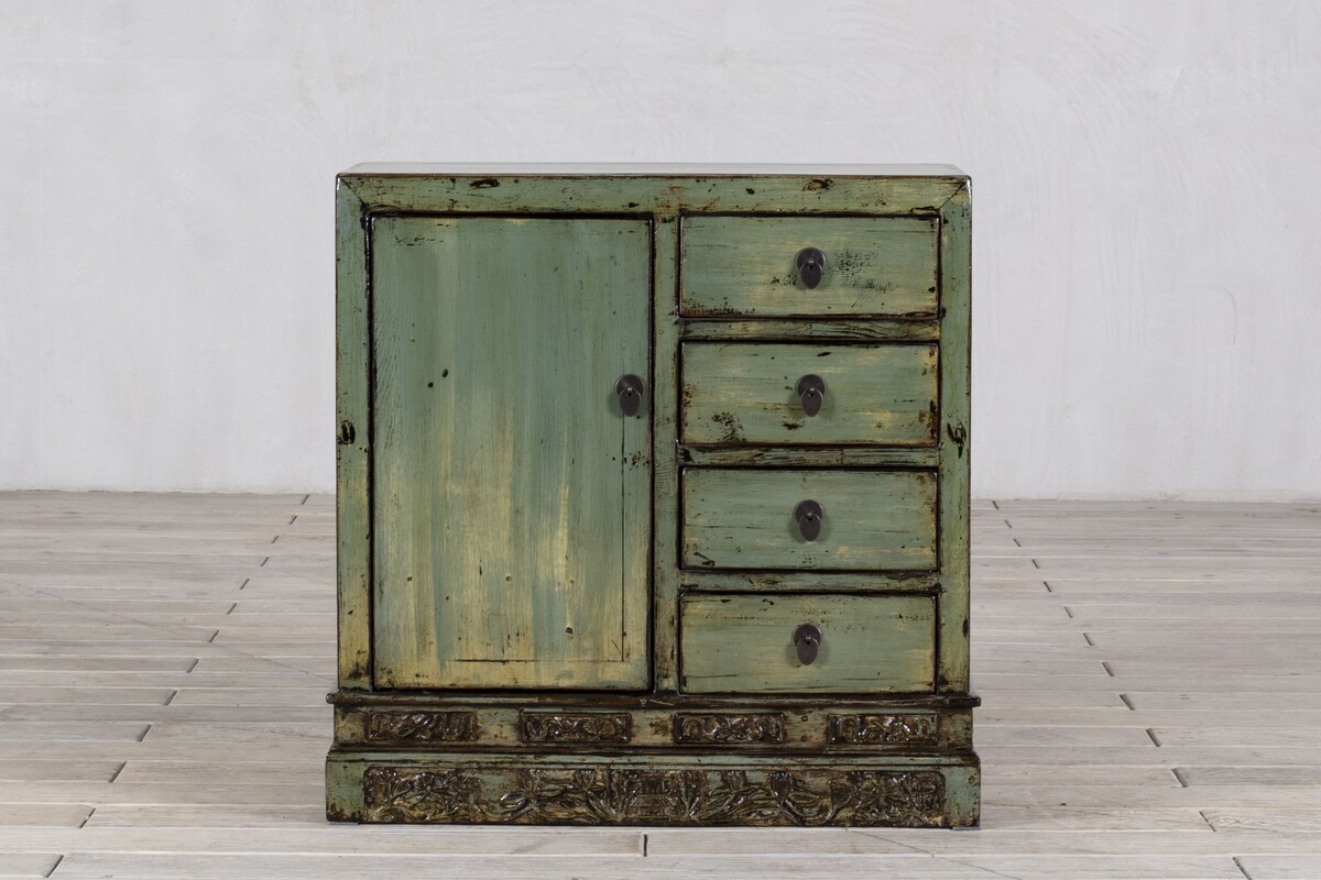 meble z podróży po Chinach, oryginalne szafki połysk zielony pastel , turkus M-61   TA18-6980-90-40-93-1 (7)