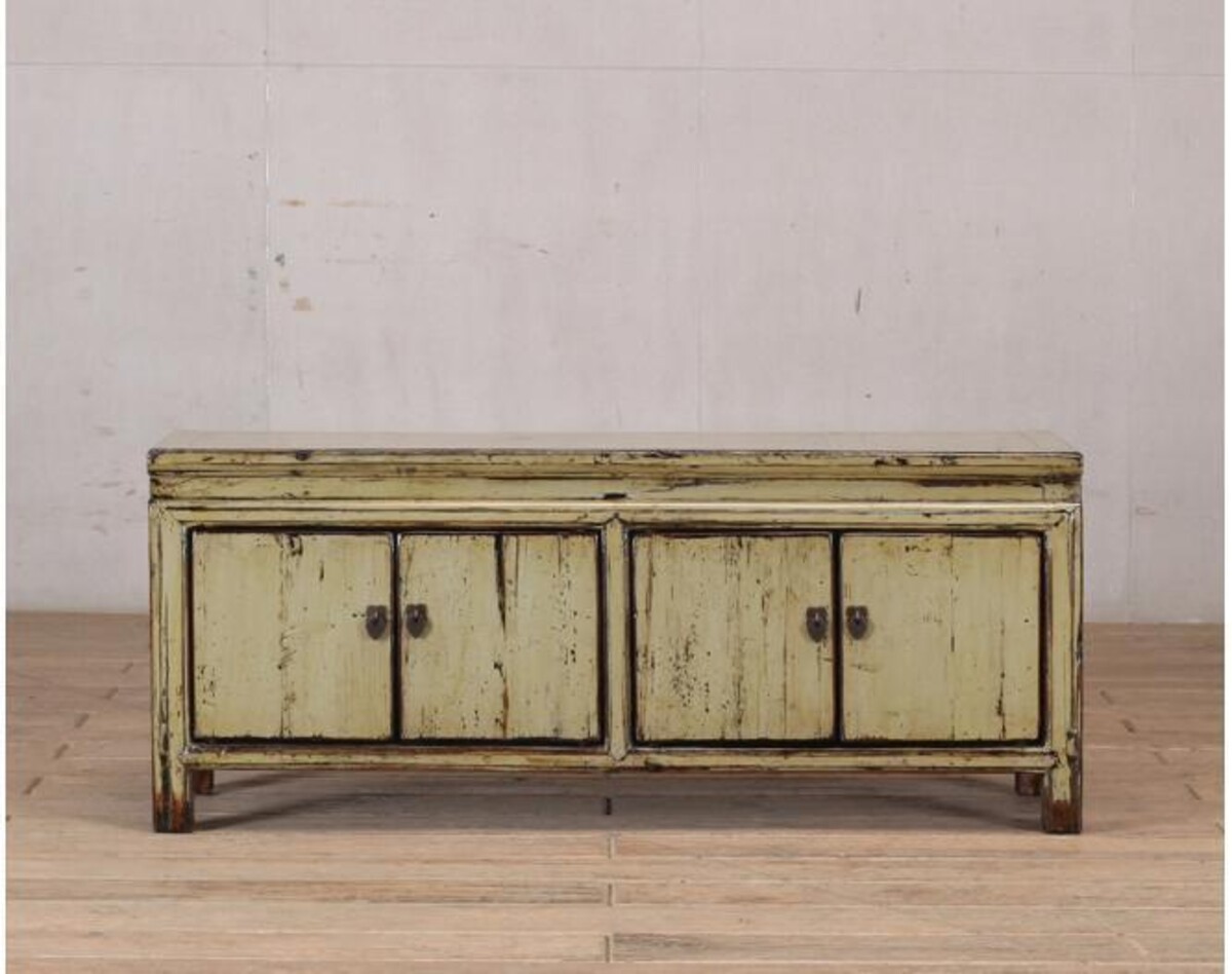 niska komoda TV połysk pastel zieleń beżM-15 TA22-4110 (7)