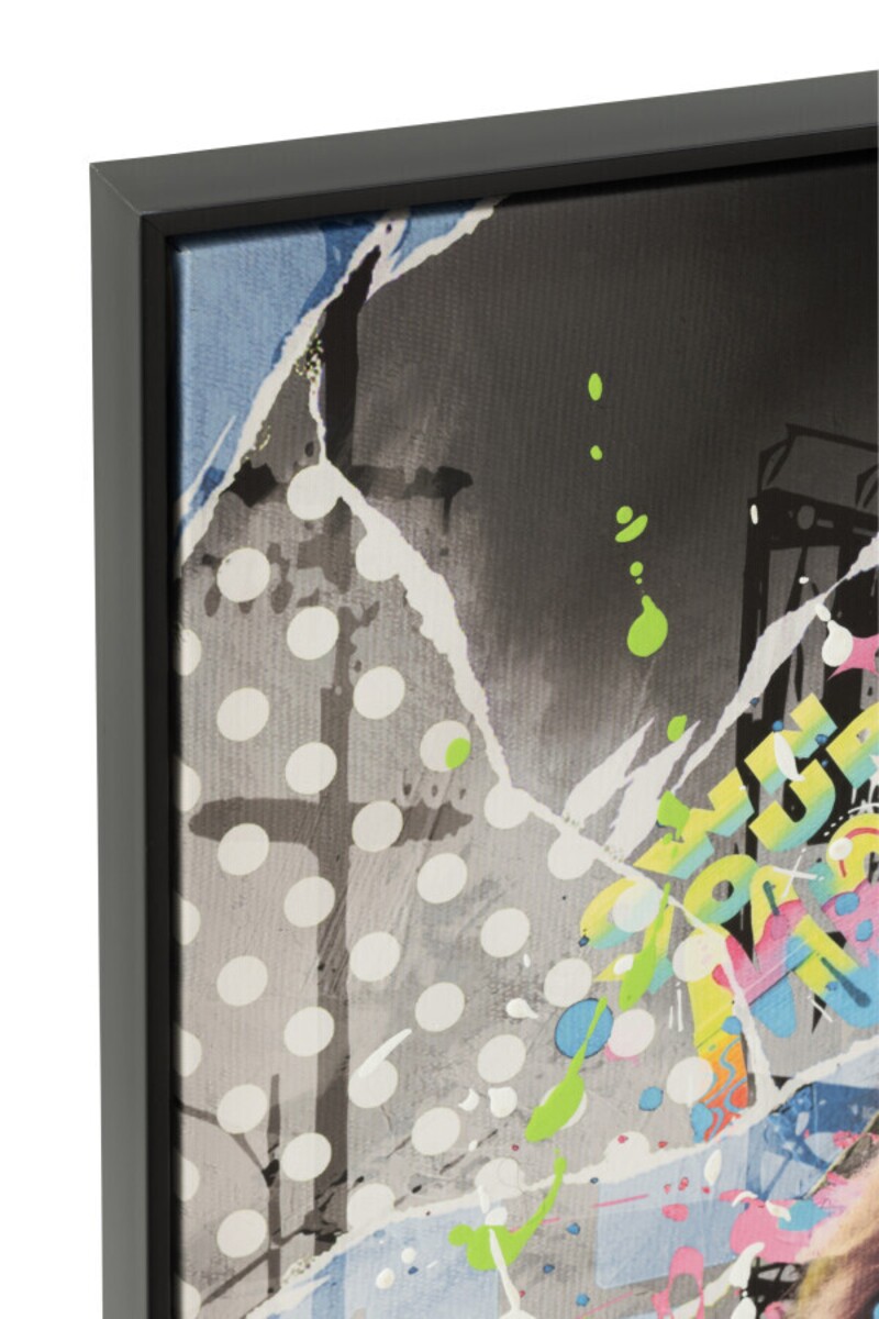 Obraz małpa, wielokolorowy obraz na płótnie detal