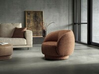 Ava armchair_ Montserrat Rust