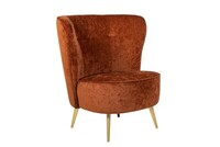 Carmen armchair_ eros bronze_ new gold legs side