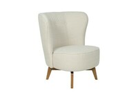 Carmen armchair swivel cortina snow side 1