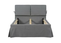 Noche bed_ malin grey _ front