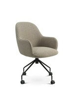 Paloma armchair_ swiwel w wheels_ side