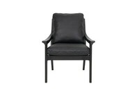 Revir Armchair_ Western black front