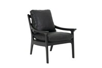 Revir Armchair_ Western black side