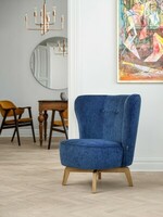 Carmen Armchair w swivel_ Can Blue