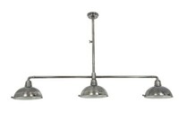 lampa bilardowa srebrna z metalu brąz  BILLIARDS 3-59936