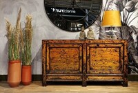 pomarańczowa komoda, mała komoda, komody katowice, ciekawe komody do salonu, unikatowa komoda