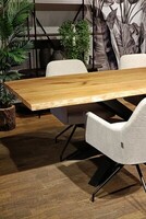 Stół dębowy z litego drewna, nowoczesny design i ponadczasowa trwałość, stół ręczne wykonany,  (4)