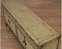 niska komoda TV połysk pastel zieleń beżM-15 TA22-4110 (6)