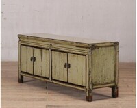 niska komoda TV połysk pastel zieleń beżM-15 TA22-4110 (11)