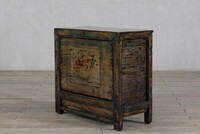 meble malowane ręcznie, wielokolorowe komody stare po naprawie M-71   TA18-7290-92-40-81 (2)