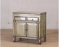 mała szafka w połysku beż postarzany chiny unikat M-25 TA22-4822 (8)