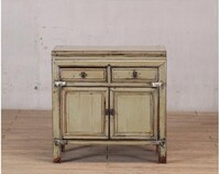 mała szafka w połysku beż postarzany chiny unikat M-25 TA22-4822 (7)