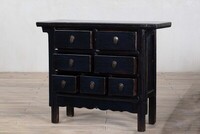 komoda z szufladami chińska po renowacj granatowa M-77   TA18-7357-110-40-90 (10)