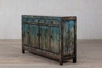 komoda pastel niebieski postarzana uniatowe meble M-23   TA22-6137 (9)