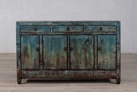 komoda pastel niebieski postarzana uniatowe meble M-23   TA22-6137 (7)