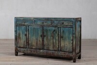 komoda pastel niebieski postarzana uniatowe meble M-23   TA22-6137 (6)