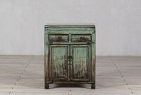 komoda mała 2 szuflady 2 drzwi pastel turkus M-27   TA22-4826-69-41-86 (1)