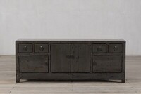 komoda TV niska szara po renowacji M-10    TA18-7317-157-40-61 (7)