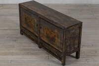 kolorowa komoda w połysku antyk Chiny M-54   TA18-7438-175-45-86 (8)