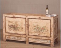 duża komoda kremowa do salonu, stara po renowacji chińska M-35 TA18-2437 (9)