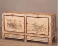 duża komoda kremowa do salonu, stara po renowacji chińska M-35 TA18-2437 (8)