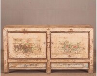 duża komoda kremowa do salonu, stara po renowacji chińska M-35 TA18-2437 (7)