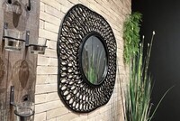 lustro czarne azurowe skos 